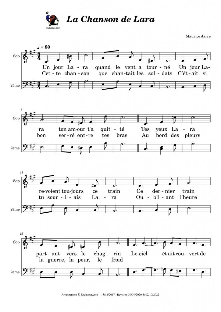 La Chanson de Lara La Chanson de Lara