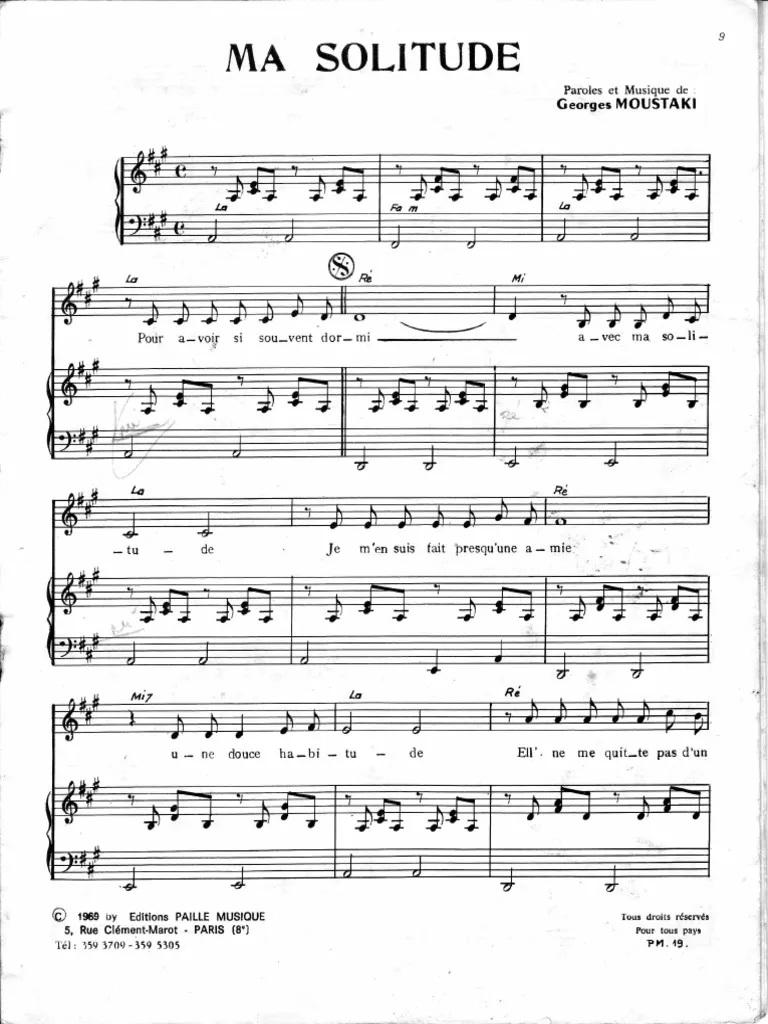 Ma solitude Ma solitude